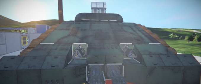 Blueprint Tank Mk V Space Engineers mod