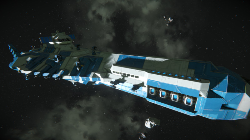 Space Engineers: FST Pocket Battleship v 1.0 Ship, Large_Grid, PvP ...