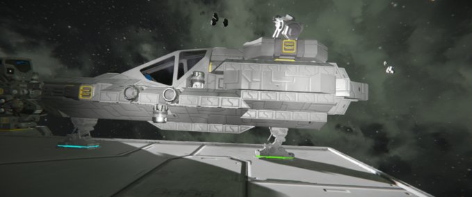 Blueprint Light stike fighter Space Engineers mod