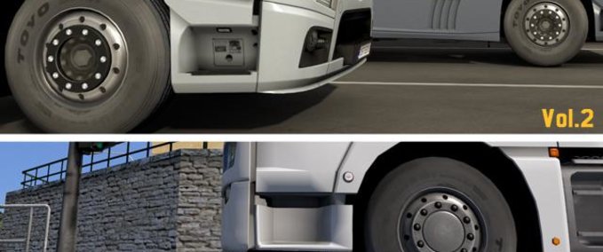Trucks VERBESSERTE KI LKW REIFEN [1.39.X] Eurotruck Simulator mod