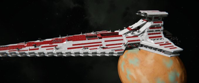 Blueprint Republic Venator-class Space Engineers mod