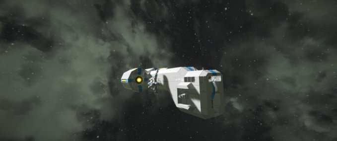 Blueprint HMS RAZOR with F-45 Space Engineers mod