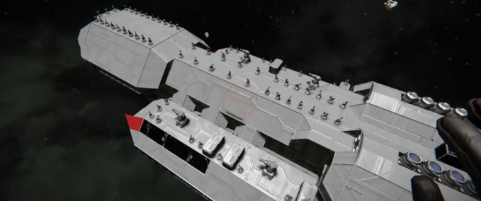 Blueprint BATTLESTAR GALATICA ESOTERIC CLASS Space Engineers mod