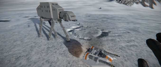 Blueprint Star Wars AT-AT Walker Space Engineers mod