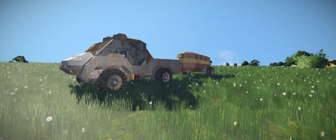 Blueprint UMC Stridder w Trailer Space Engineers mod