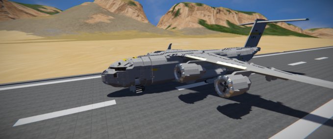 Blueprint **** Globemaster lll (By Lixyss) Space Engineers mod