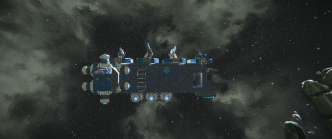 Blueprint Garbage Truck Gunship Space Engineers mod