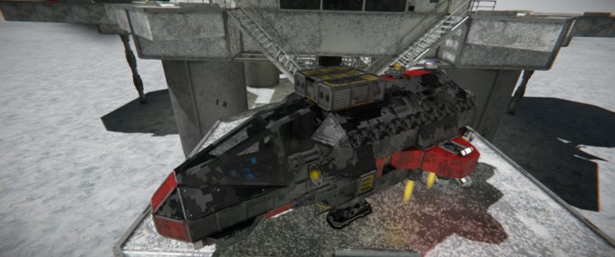 Blueprint Gnat Fighter v2 Space Engineers mod
