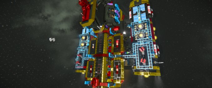 Blueprint Hephaestus refule Space Engineers mod