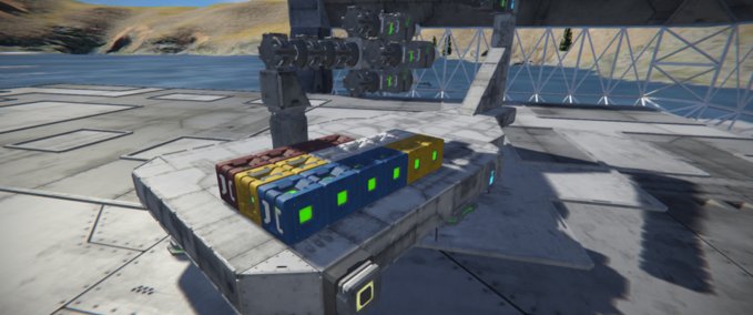 Blueprint ROTOR REVOLVER GUN Space Engineers mod