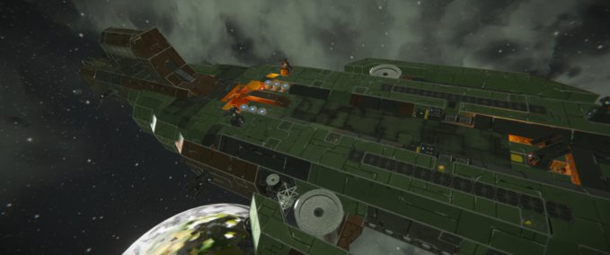 Blueprint Ballista Frigate Space Engineers mod