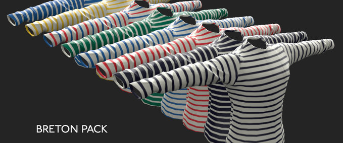 Gear Striped long sleeve t-shirt pack Skater XL mod