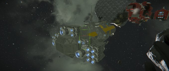 Blueprint Am0K Fregatte Space Engineers mod