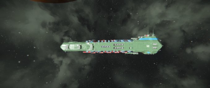Blueprint MUI Mars Class battledstroyer MK2 Space Engineers mod