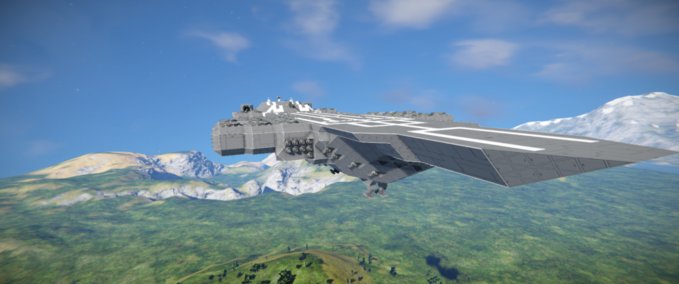 Blueprint Gladius Class Capital Carrier Space Engineers mod