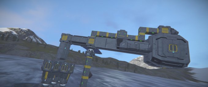 Blueprint Drill crane Space Engineers mod