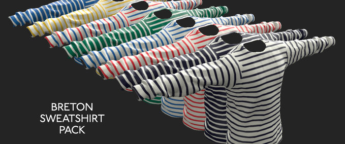 Gear Striped sweatshirt pack Skater XL mod