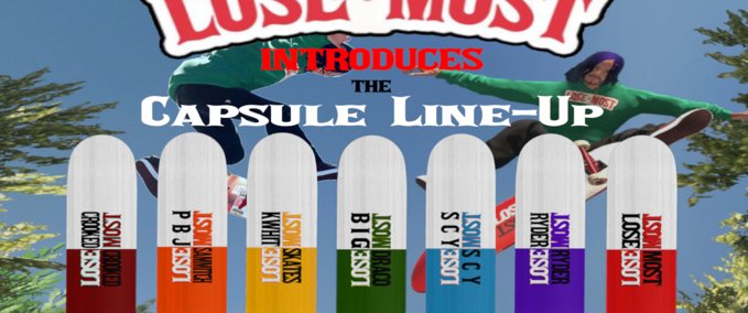 Gear Lose Most Capsule deck line Skater XL mod