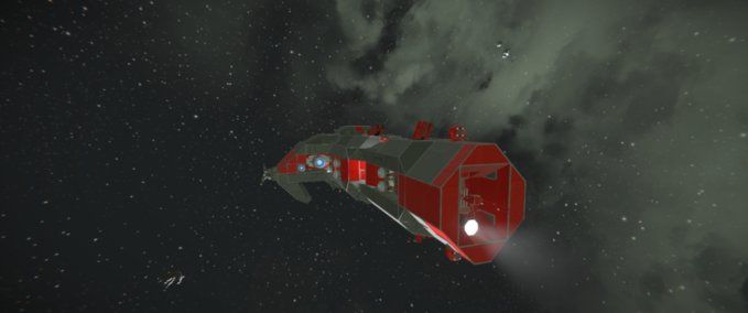 Blueprint Hybrid Armor Frigate V-4 (Dauntless) Space Engineers mod