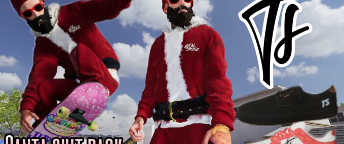Other Total Steez Santa Suit Pack Skater XL mod