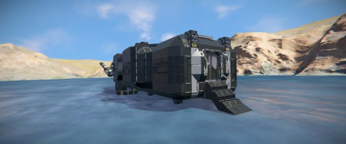 Blueprint Terraland base movil Space Engineers mod