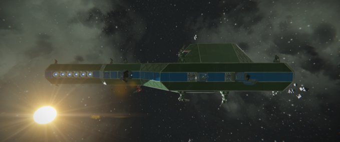 Blueprint MUI Blizerd class Ceruier Space Engineers mod