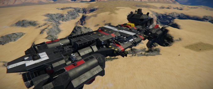 Blueprint B-60 XL Blackforge Carrier Space Engineers mod