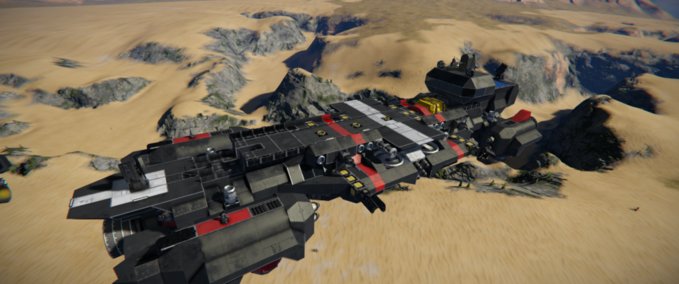 Blueprint B-60 XL Blackforge Carrier Space Engineers mod