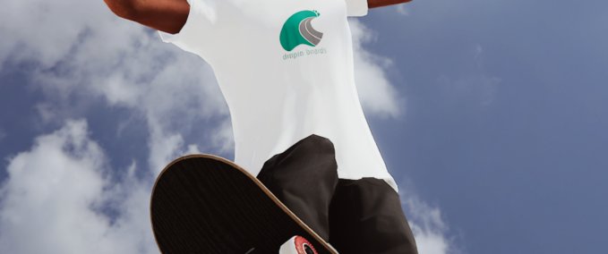 Gear Dropin boards decks and t-shirt Skater XL mod