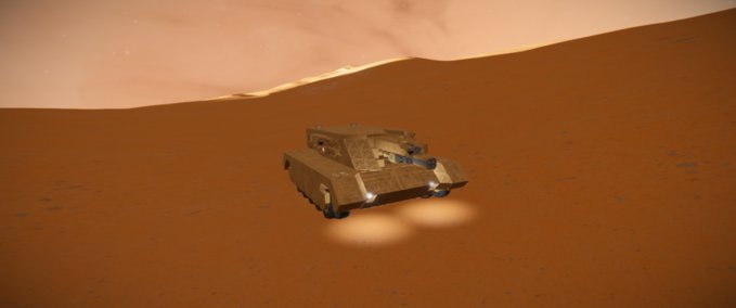 Blueprint Medium tank space variant Space Engineers mod