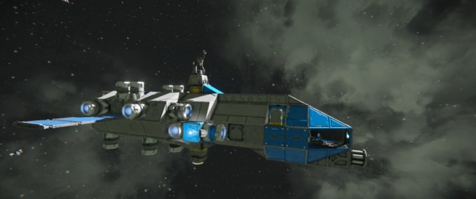 Blueprint H2O's Space Pod Station Space Engineers mod