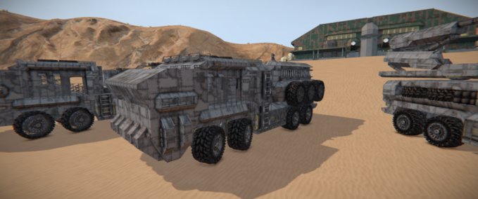 Blueprint Grizzly Mk2 Troop salvager Space Engineers mod