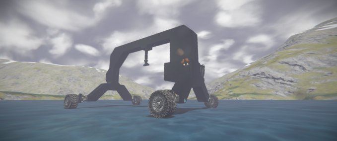 Blueprint Hauler Crane Space Engineers mod