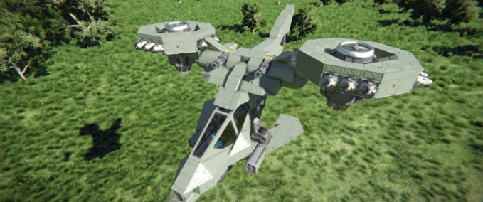 Blueprint UNSC Hornet Space Engineers mod
