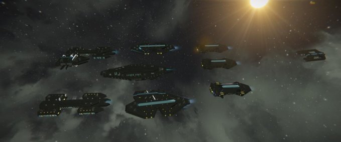 World RET Invasion Fleet Space Engineers mod