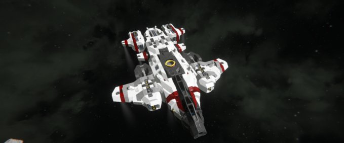 Blueprint CNL drop ship remastered Space Engineers mod
