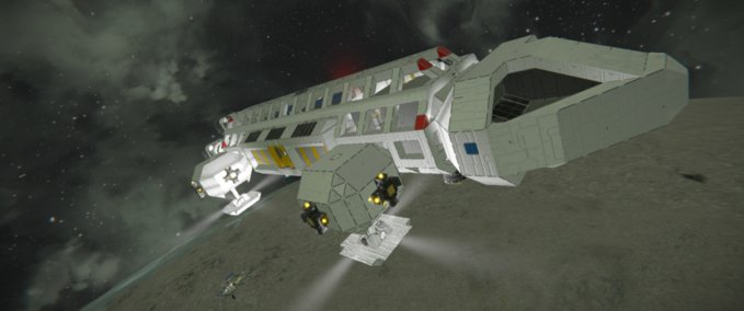 Blueprint Eagle 2 Space 1999 Space Engineers mod