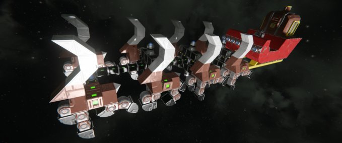 Blueprint Santa's Sleigh Space Engineers mod