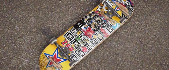 Gear Zero "American Zero" Deck (Realistic) Skater XL mod