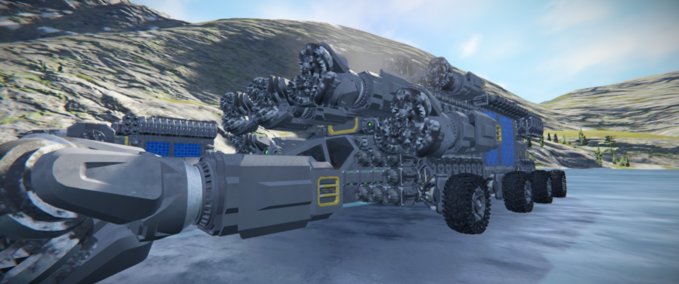 Blueprint atmosphere Tunnel miner wide h2o variation Space Engineers mod