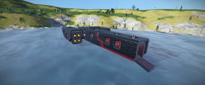 Blueprint Bloodborn class frigate Space Engineers mod