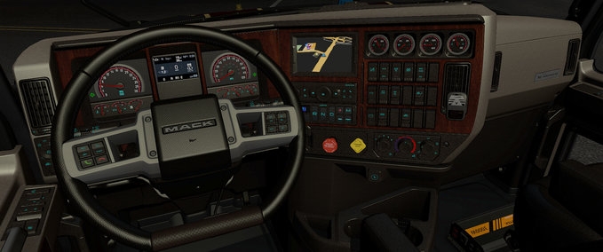 Interieurs Interior for Mack Anthem American Truck Simulator mod
