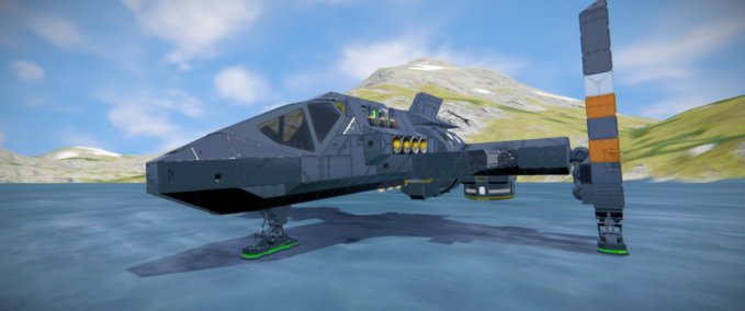Blueprint RSC Raptor Space Engineers mod