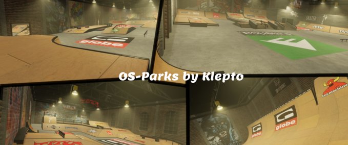 Skatepark OS-Parks by Klepto fix By Tigg Skater XL mod