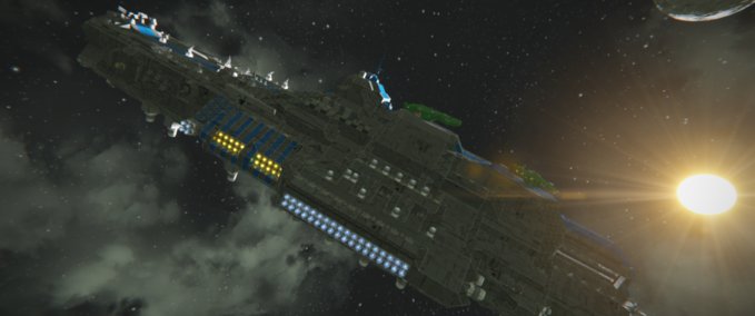 Blueprint Malestrom Class Command Battleship mod Space Engineers mod