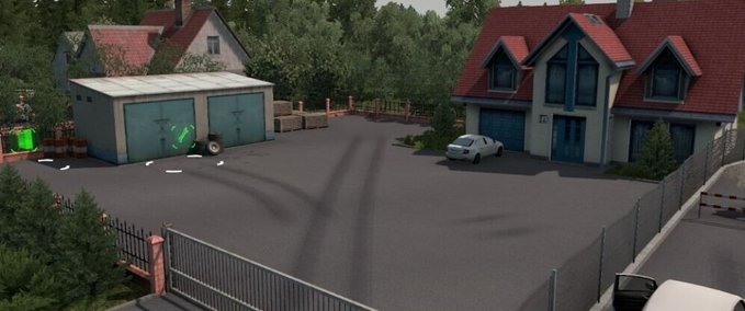 Mods ProMods Addon 2.51: Haus in Grudziądz [1.39.x] Eurotruck Simulator mod