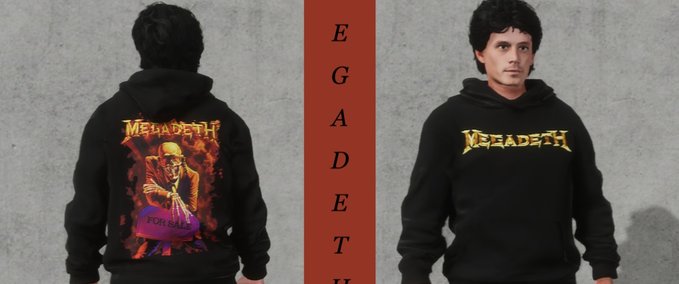 Real Brand Megadeth - Peace Sells Hoodie Skater XL mod