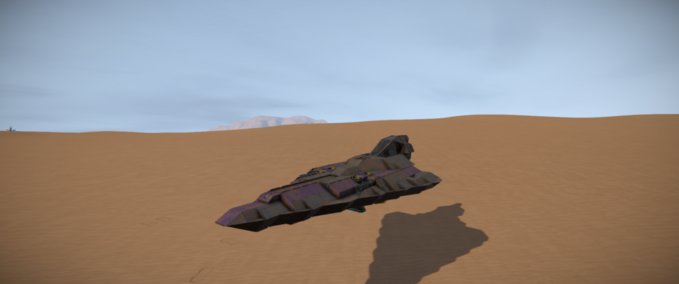 Blueprint UNF Delta-7 Dust Desgin Space Engineers mod