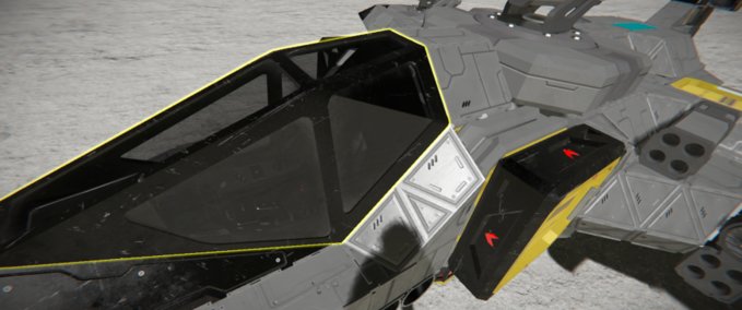 Blueprint F-4 Space Fighter Space Engineers mod