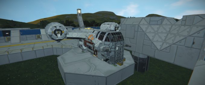 Blueprint The Mandalorian Razor Crest Space Engineers mod